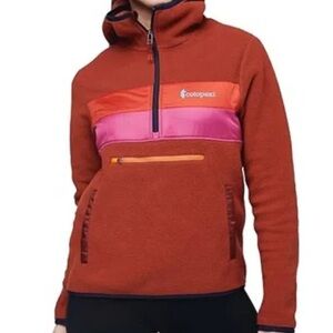Cotopaxi Teca Fleece Hooded Pullover Jacket Recycled Fleece Outdoor Hiking XS